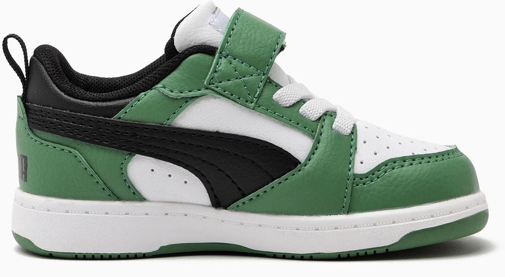 PumaKinderSchuheMidReboundV6LoACInf397420PumaWhite-PumaBlack-ArchiveGreen-23