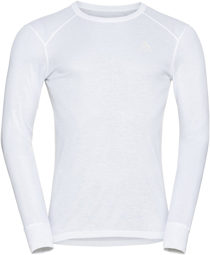 OdloBlTopCrewNeckLong-SleeveActiveWarmEco159102White-3XL