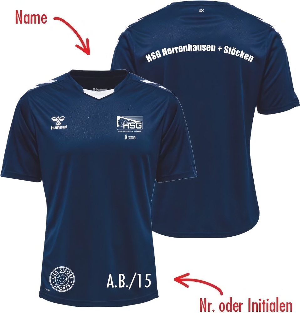 HSGHerrenhausenStckenDamenHummelhmlCore20PolyJerseySSLady230828