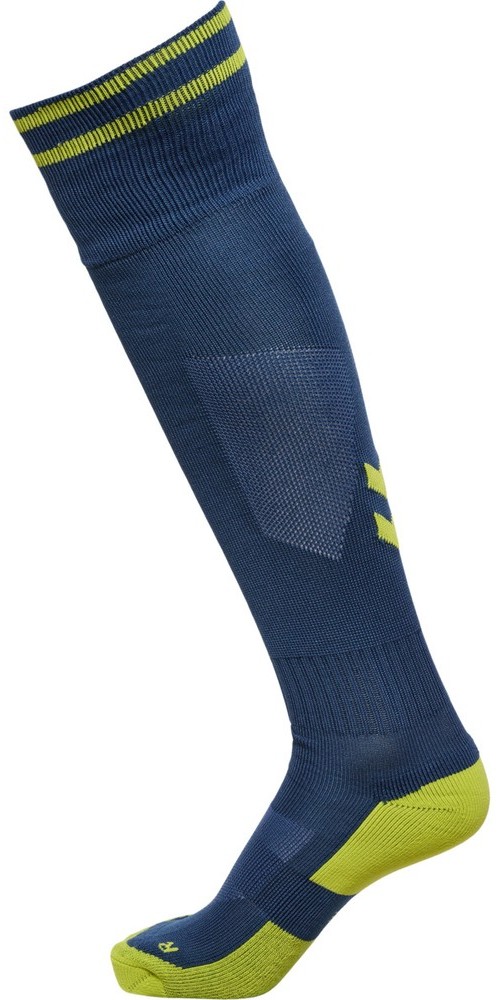 HummelFuballstutzenElementFootballSockDarkDenimLimePunch-27-30