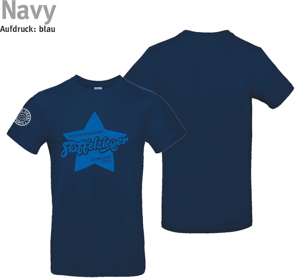 247CollectionT-ShirtStaffelsiegershirtSternTU03TNavy-XS