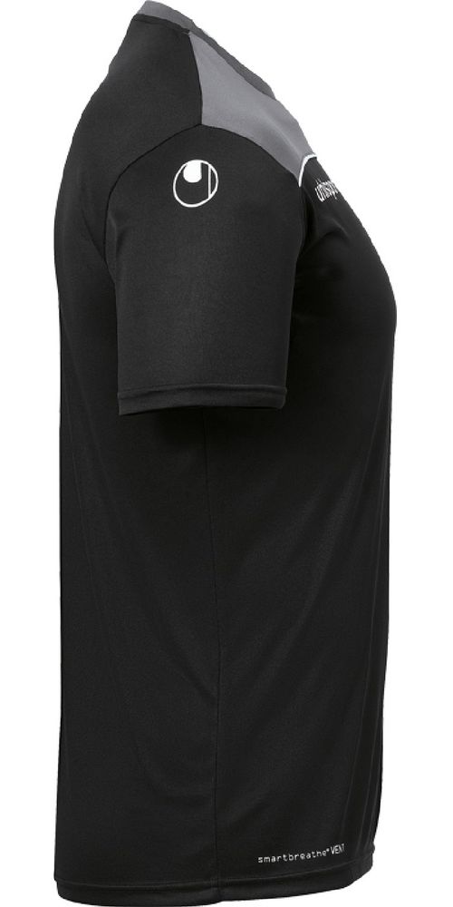 UhlsportKinderSportshirtsOffense23PolyShirt1002214SchwarzAnthraWei-116