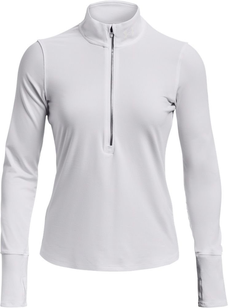 UnderArmourDamenLongsleeveLaunchProHalfZip1379349White100-LUSLG