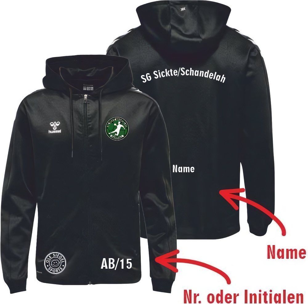 SGSickteSchandelahKinderHummelhmlCore20PolyZipHoodieSweatKids230854