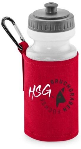 HSGBruchgrabenFchseUniversalBasicTrinkflaschemitHalterQD440ClassicRed