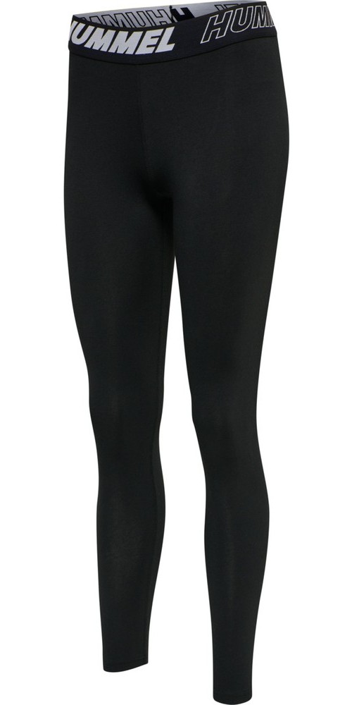 HummelDamenLeggingsHmlteMajaMidWaistCottonTightsBlack-L