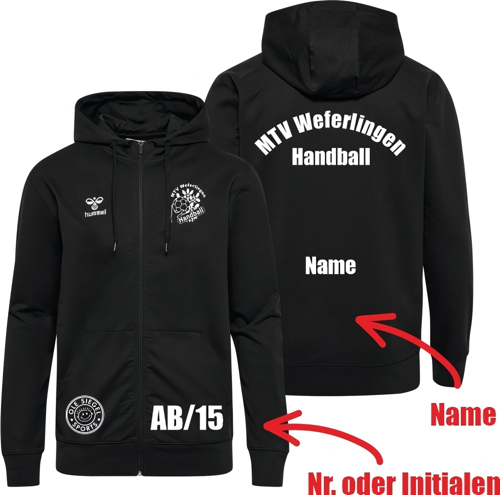 MTVWeferlingenDamenHummelhmlGO20CottonZipHoodieLady224839