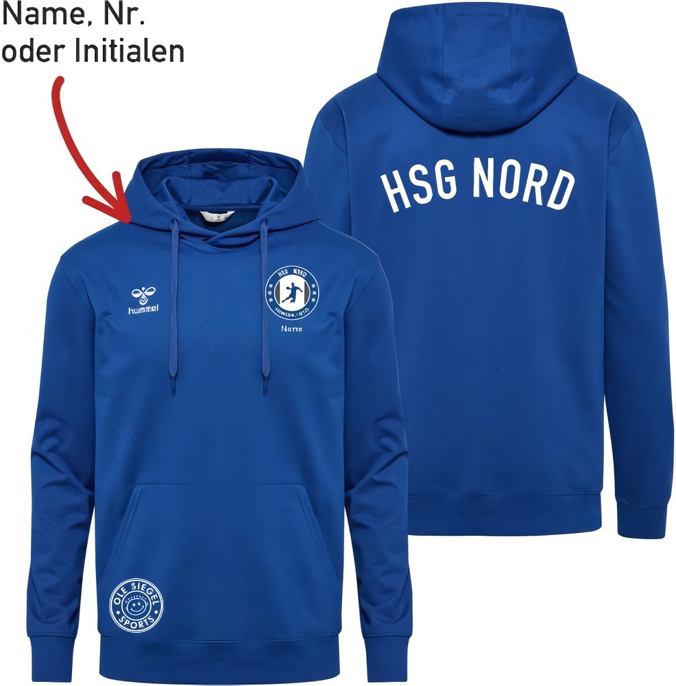 HSGNordEdemissenUetzeDamenHummelhmlGO20CottonHoodieLady225250TrueBlue-XXL