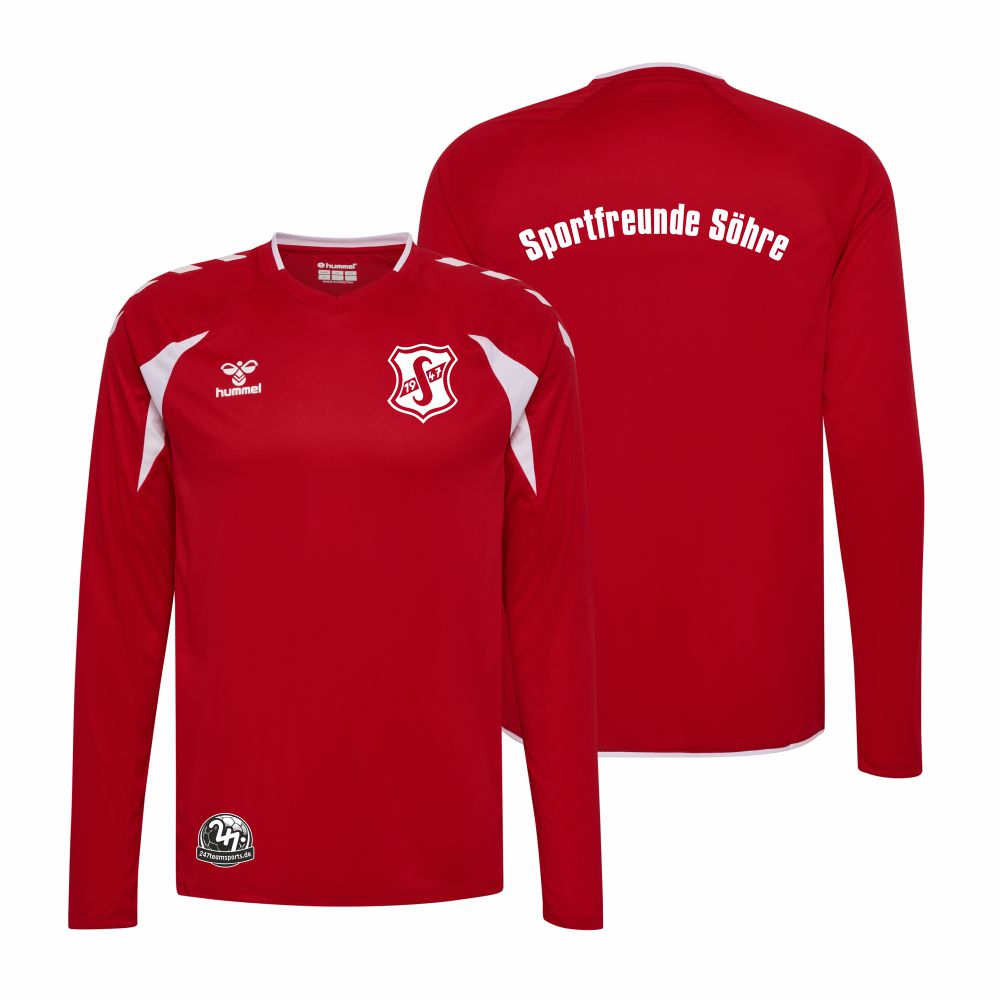 SportfreundeShreHummelhmlCore20PolyJerseyLSUnisex230839TrueRed-XL