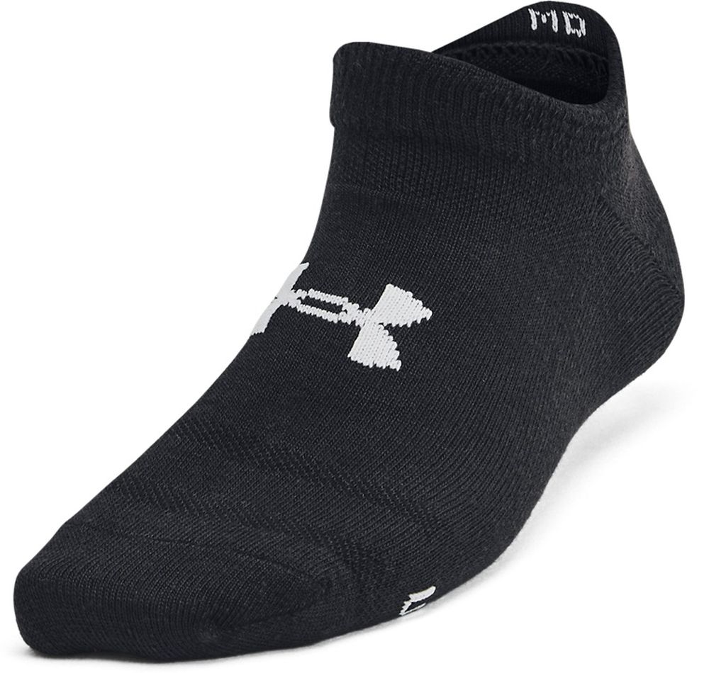 UnderArmourKinderSockenUaYthEssentialNoShow6PkBlack001-MUSMD