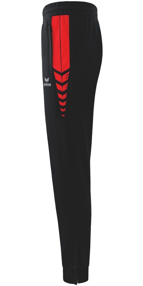 ErimaJogginghoseSixWingsWorkerHose22-0002SchwarzRot-116