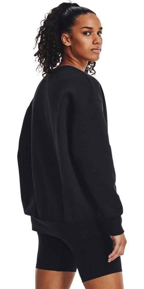 UnderArmourDamenPulloverEssentialFlcOsCrewBlack-XS