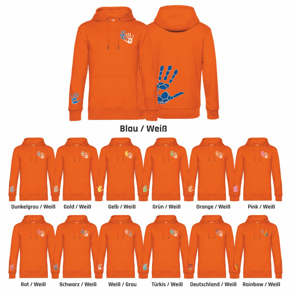 HandballCollectionHoodieWU02KPureOrange-XXL