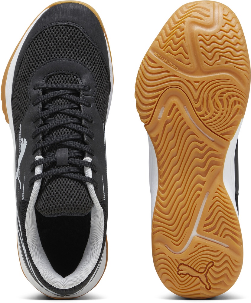 PumaIndoorschuheLowVarionII107341PumaBlack-CoolLightGray-YellowBlaze-Gum-44
