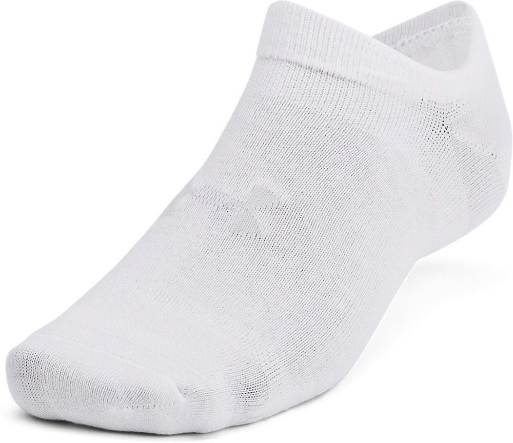 UnderArmourSockenUaEssentialNoShow6PkWhite100-LUSLG