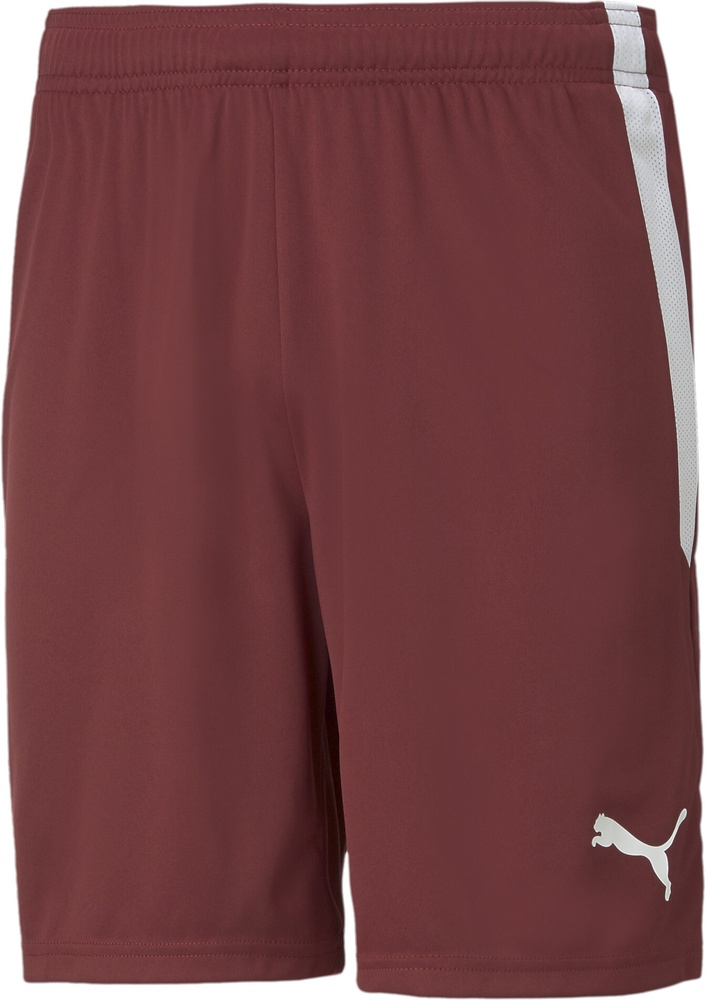 PumaSportShortsTeamLIGAShorts704924Cordovan-PumaWhite-XS