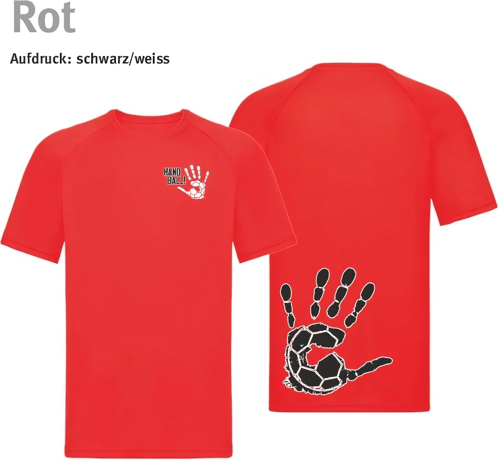 HandballCollectionFunktionsshirtS287XRed-XXS