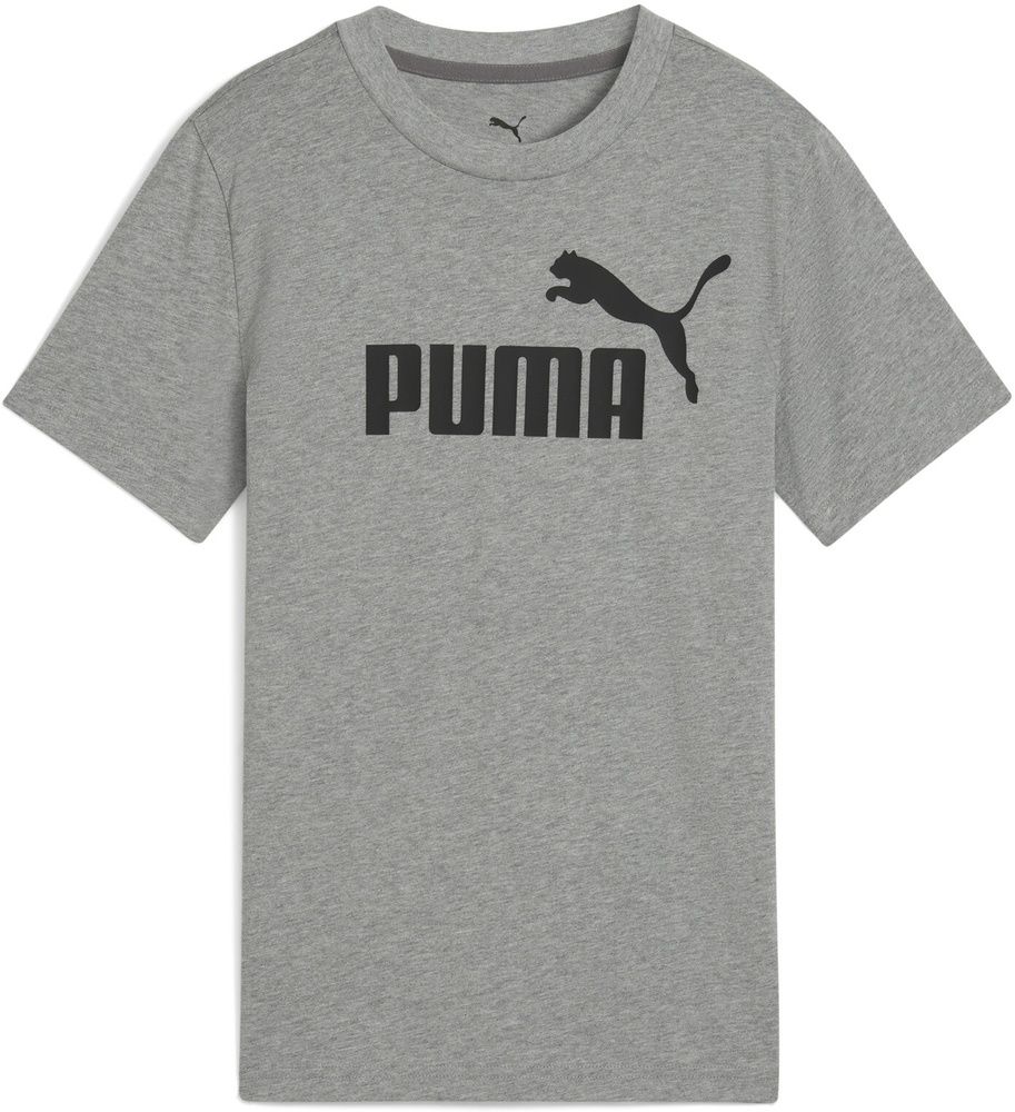 PumaKinderShirtESSNo1LogoTeeB684906MediumGrayHeather-140