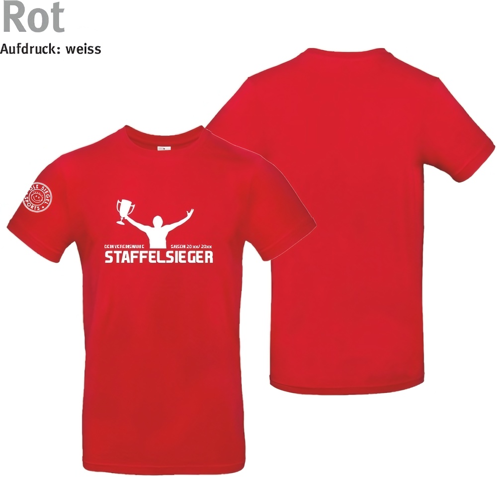 247CollectionT-ShirtStaffelsiegershirtGewinnerTU03TRed-XS