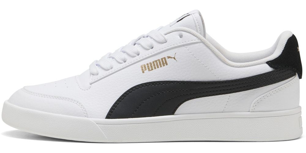 PumaSchuheLowShuffle309668PumaWhite-PumaBlack-PumaTeamGold-485