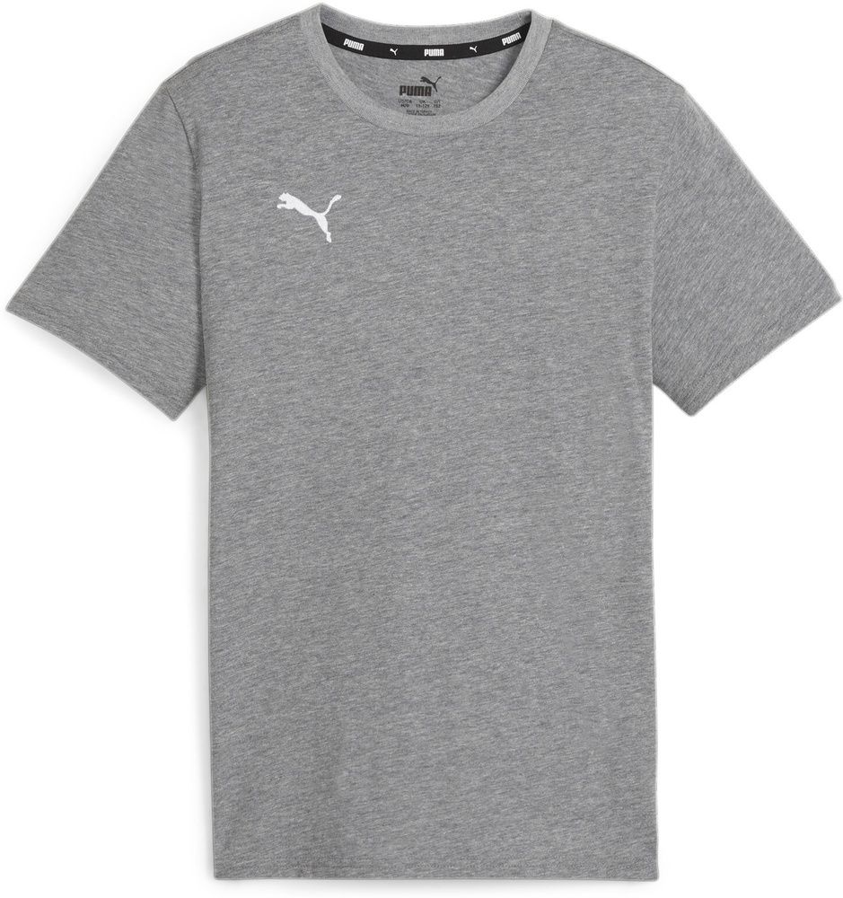 PumaKinderShirtTeamGoalCasuaLongsleeveTeeJr658616MediumGrayHeather-PumaWhite-164