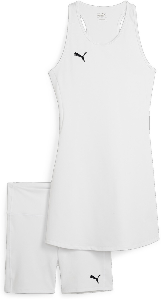 PumaDamenKleidTeamGoalDress658769PumaWhite-PumaBlack-S