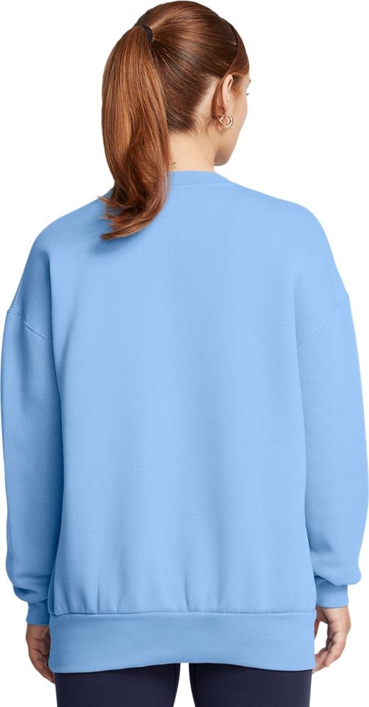 UnderArmourDamenT-ShirtUaIconFleeceOsCrewHorizonBlue465-LUSLG