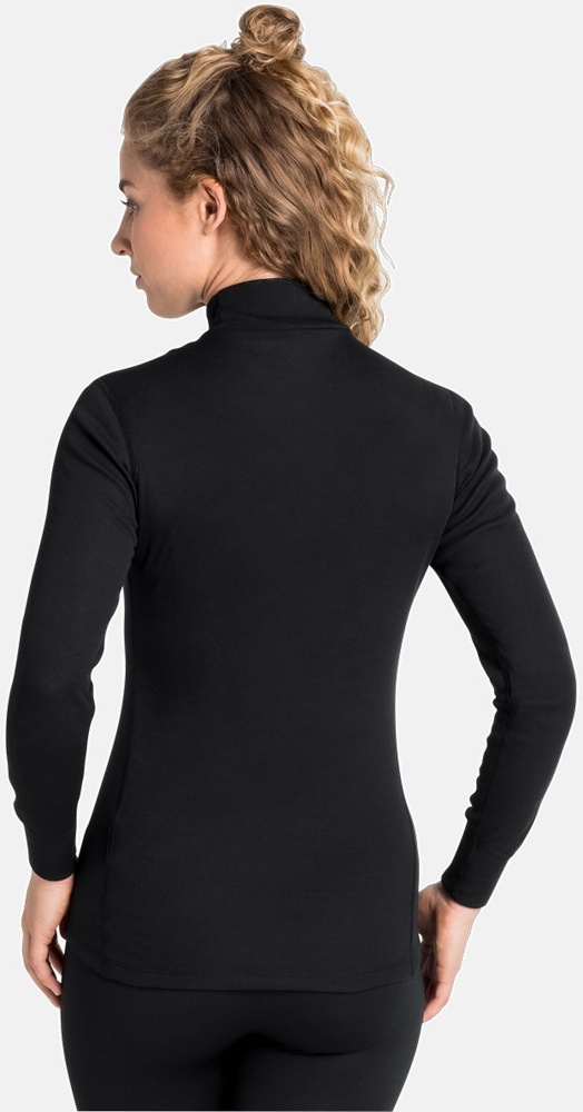 OdloDamenBlTopTurtleNeckLong-SleeveActiveWarmEco159091Black-L
