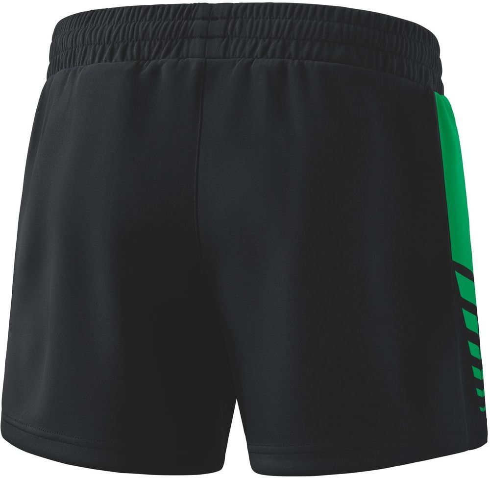 ErimaDamenSportshortsSixWingsWorkerShorts22-0015SchwarzSmaragd-34XXS