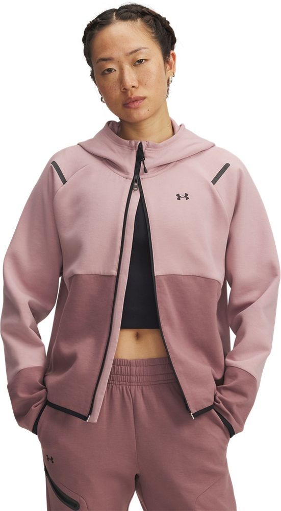 UnderArmourDamenJackeUnstoppableFleeceFull-Zip1379842Pink673-LUSLG