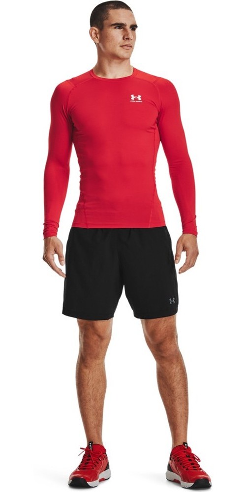 UnderArmourLongsleevesHeatGearArmourLangarm-OberteilRed-XS