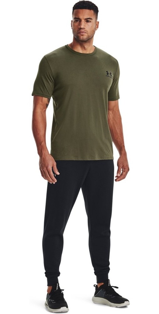 UnderArmourT-ShirtUASportstyleLeftChestKurzarm-OberteilMarineODGreen-XS