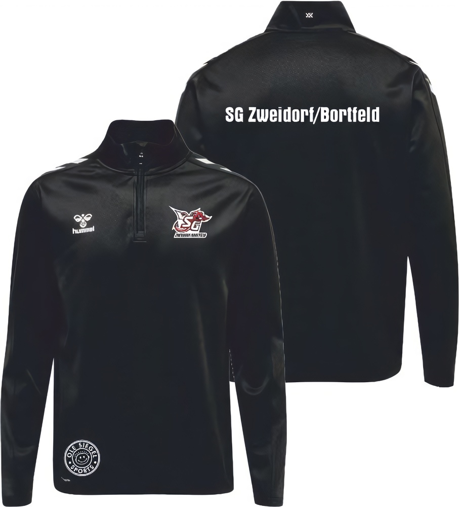 SGZweidorfBortfeldKinderHummelhmlCore20PolyHalfZipSweatKids230833