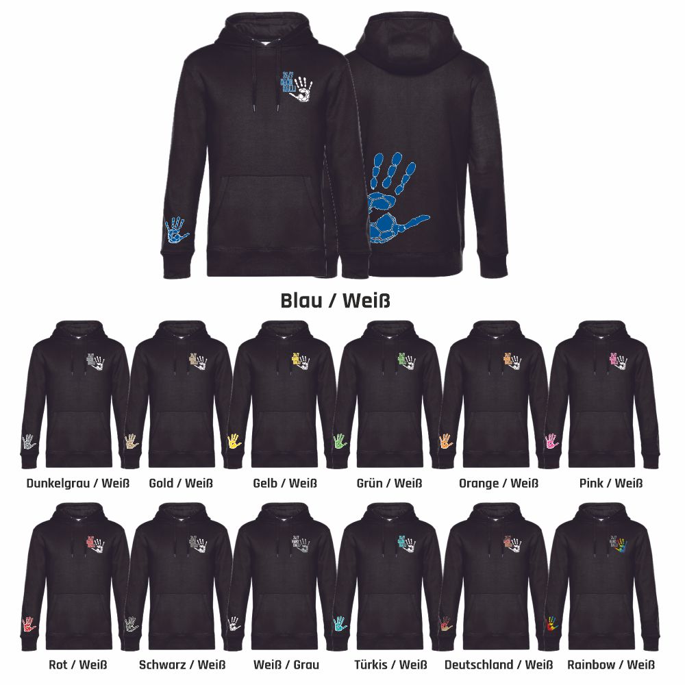 HandballCollectionHoodieWU02KBlackPure-XS