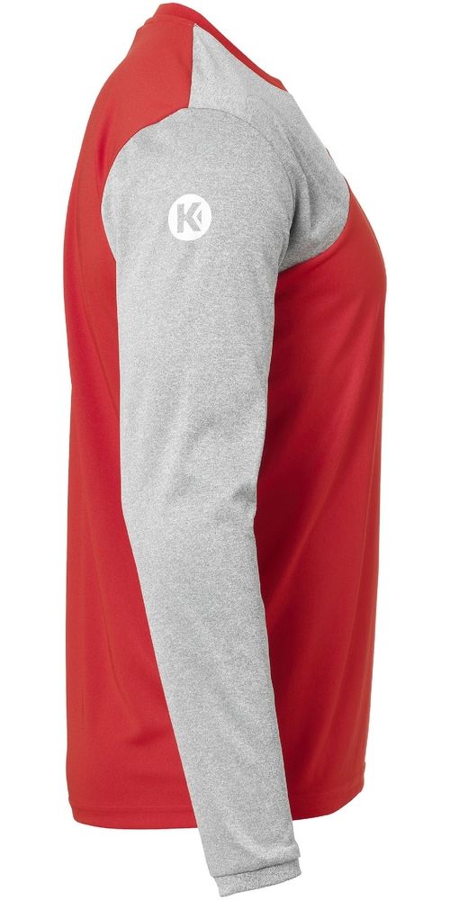 KempaLongsleeveCore20Langarmshirt2002242RotDarkGrauMelange-S