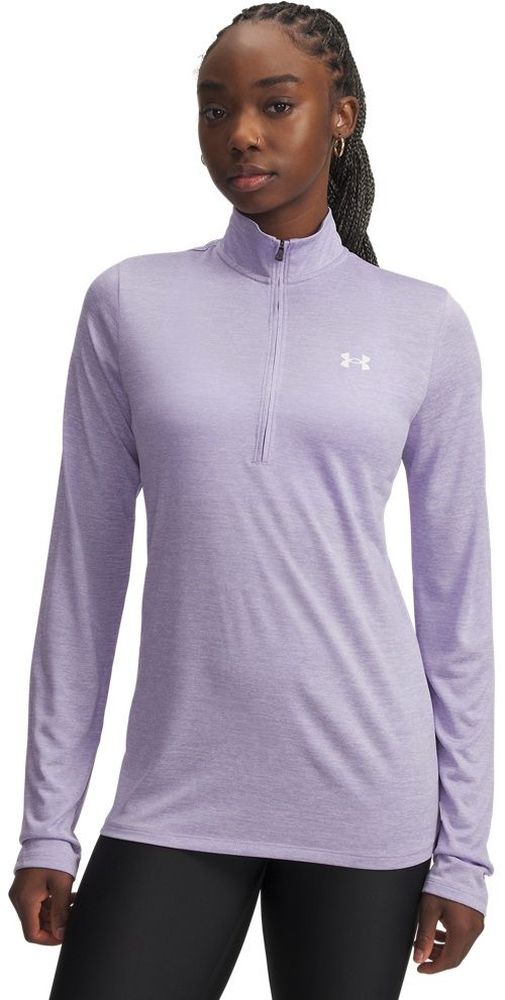 UnderArmourDamenLongsleeveTech12Zip-Twist1384225Purple538-LUSLG