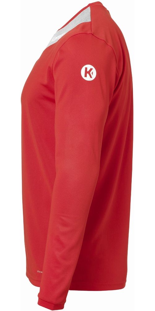 KempaLongsleeveCore20Langarmshirt2002242RotDarkGrauMelange-S
