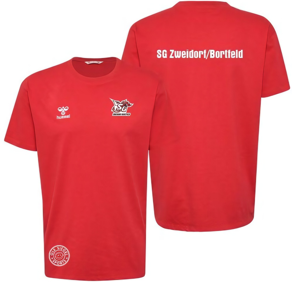 SGZweidorfBortfeldHummelhmlGO20CottonT-ShirtSSUnisex224828TrueRed-XXL