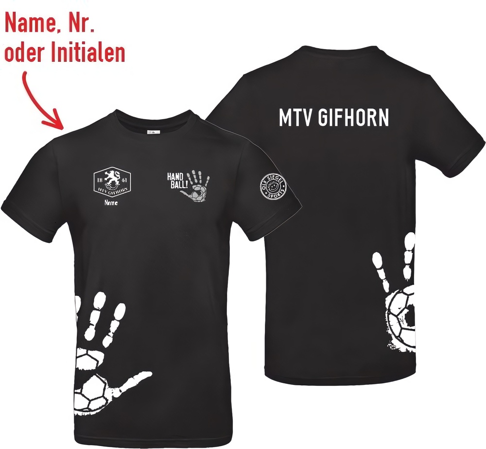 MTVGifhornBasicT-ShirtUnisex01942BlackWei-XXL