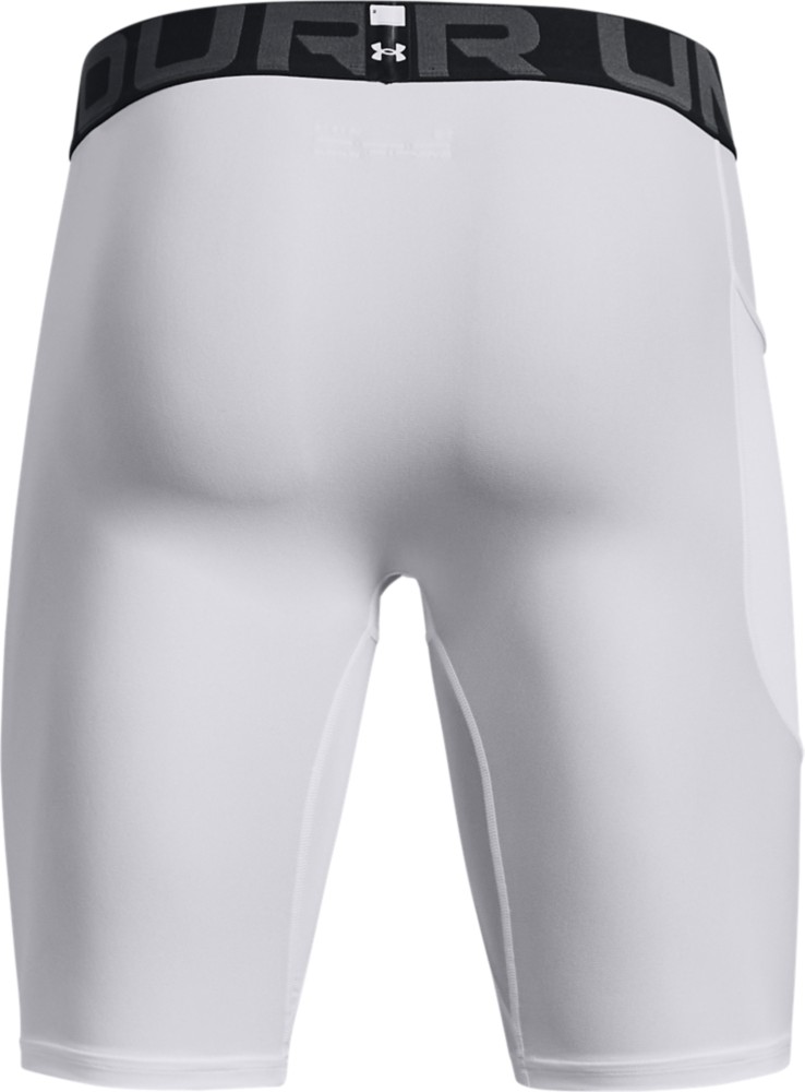 UnderArmourHeatGearArmourLongShortsmitTascheWhite-XS