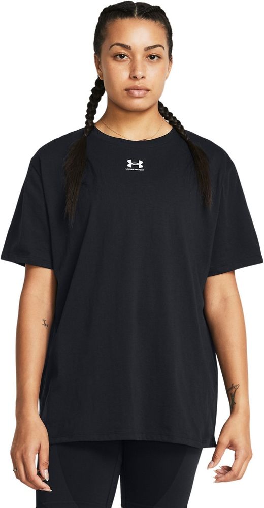 UnderArmourDamenT-ShirtCampusOversizeShortSleeveBlack-XS