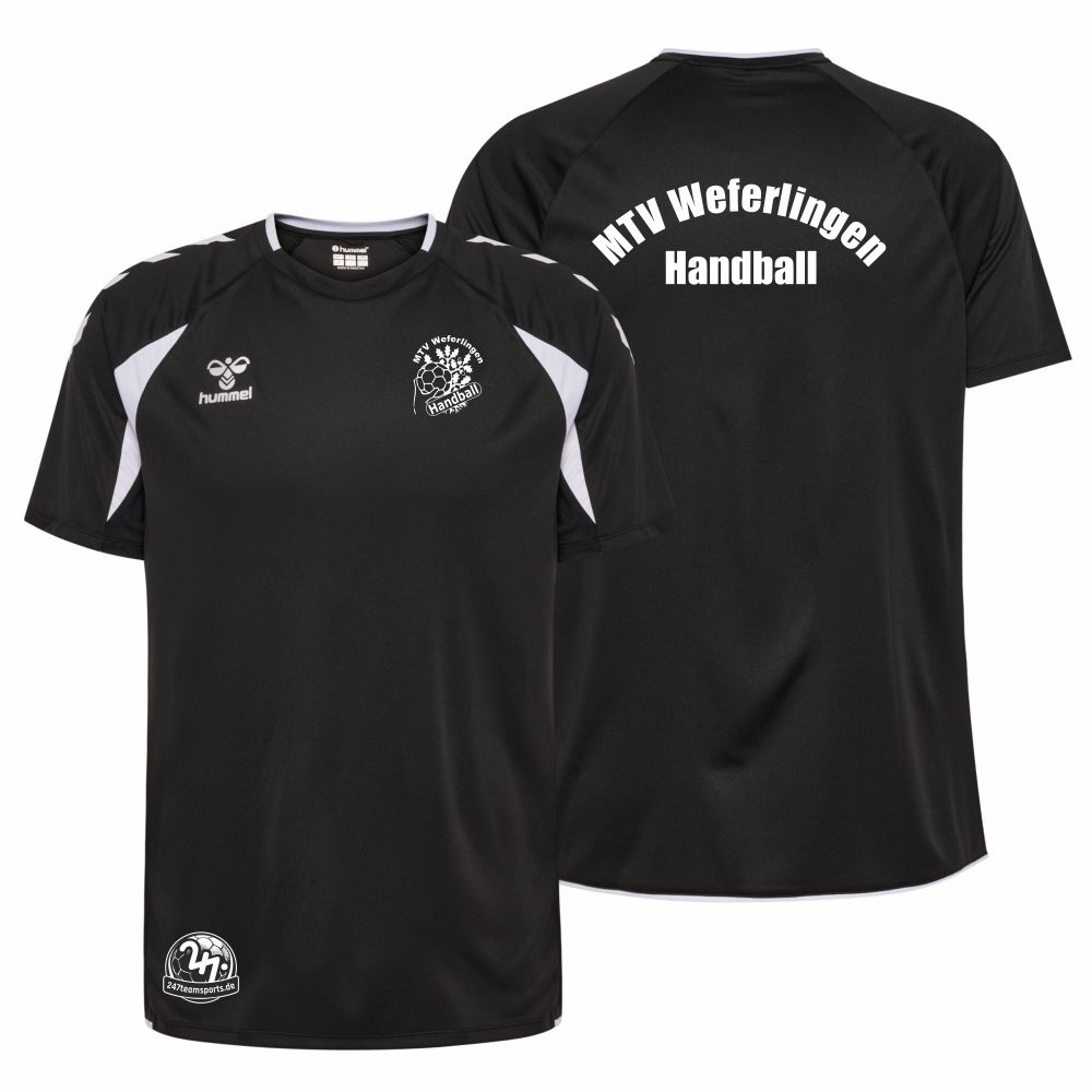MTVWeferlingenDamenHummelhmlCore20PolyJerseySSLady230828Black-XXL