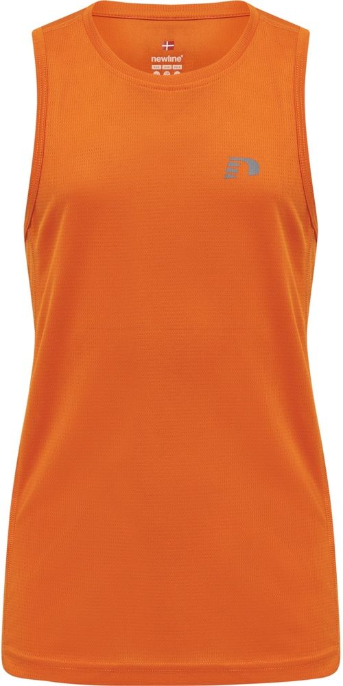 NewlineKinderT-ShirtTopKidsCoreRunningSingletOrangeTiger-128