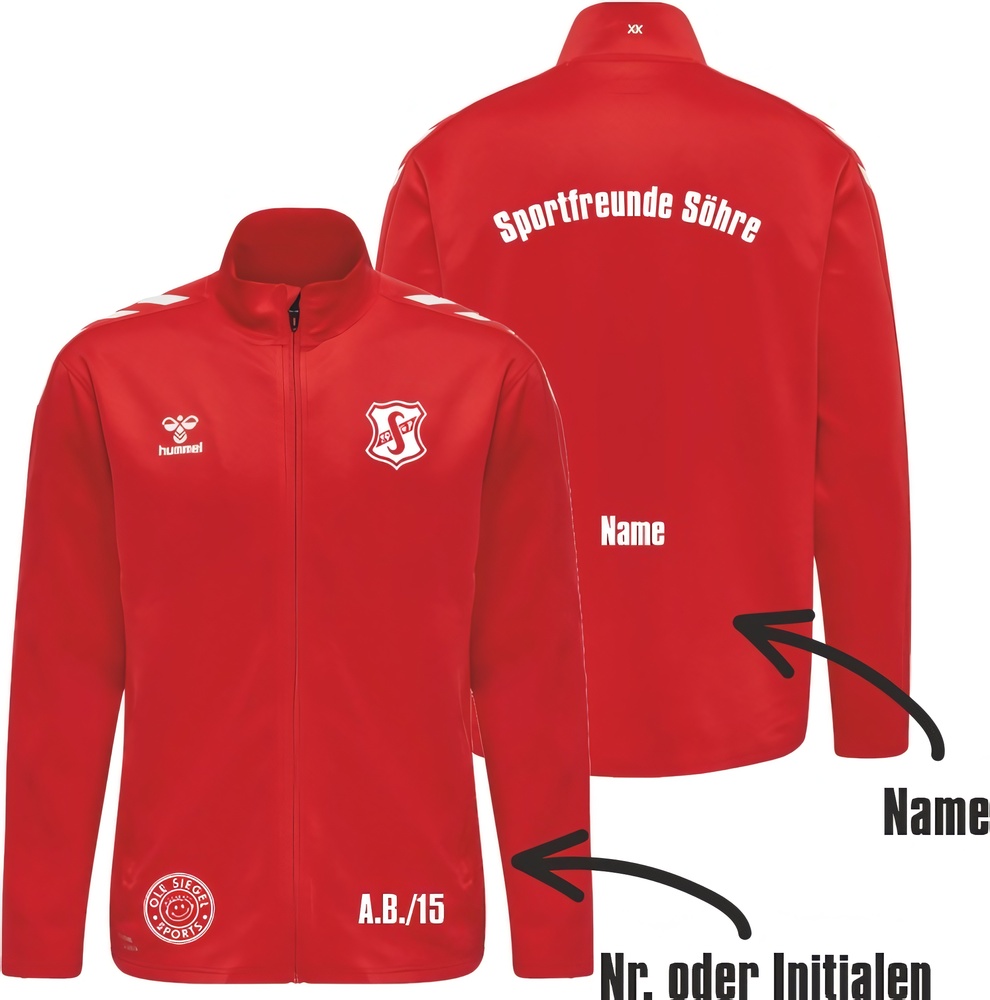 SportfreundeShreKinderHummelhmlCore20PolyTrackZipJacketKids230860
