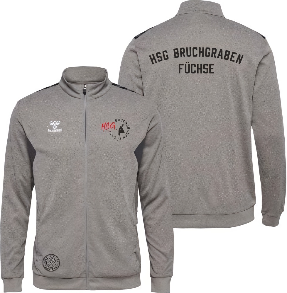 HSGBruchgrabenFchseDamenHummelhmlAuthenticPLZipJacketLady219984GreyMelange-XXL