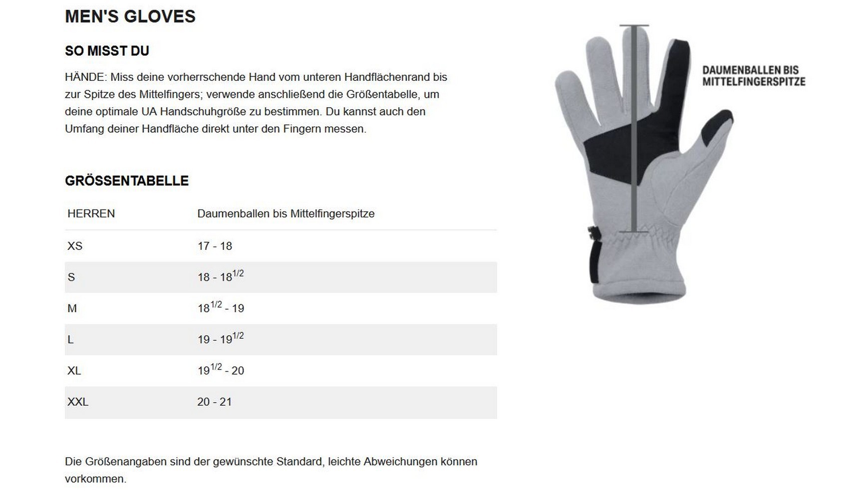 UnderArmourHandschuheUAHalftimeGlovesBlack-SM