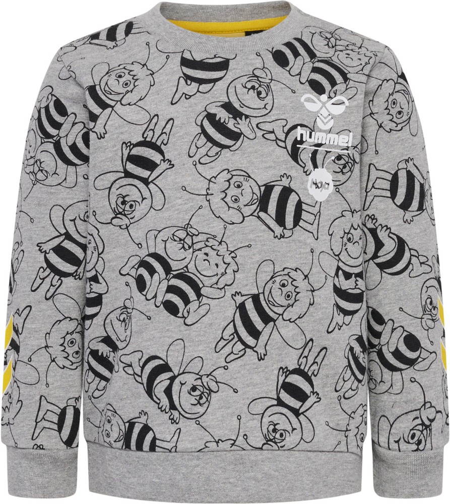 HummelKinderTrainingsanzugMayaAopCrewsuitGreyMelange