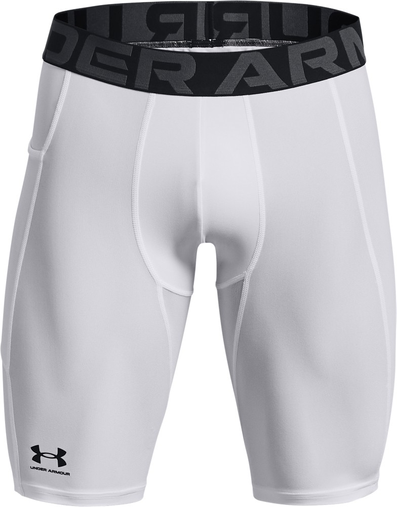 UnderArmourHeatGearArmourLongShortsmitTascheWhite-XS