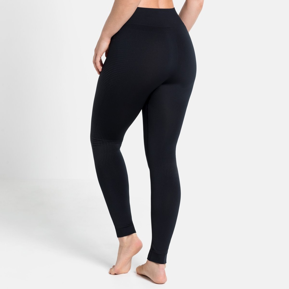 OdloDamenLeggingsBlBottomPerformanceWarmEco196201Black-NewOdloGraphiteGrey-L