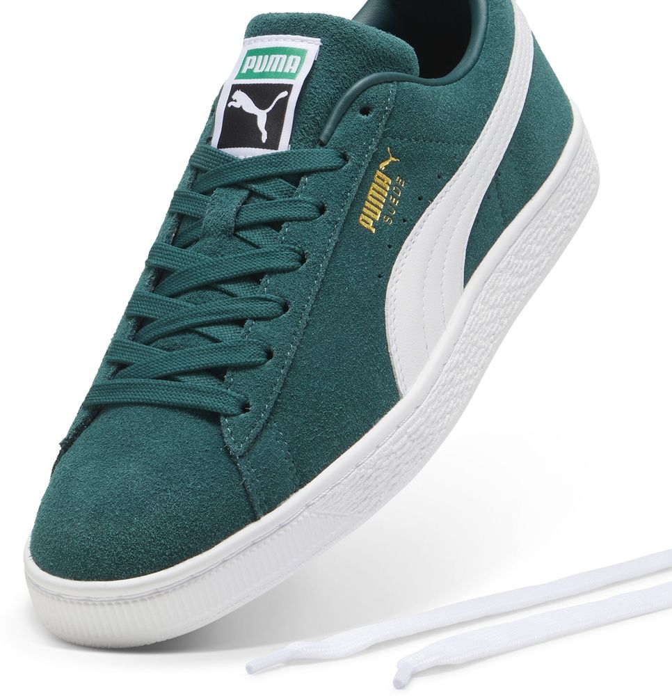 PumaSchuheLowSuedeClassic399781DarkMyrtle-PumaWhite-40